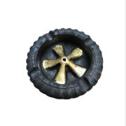 زیرسیگاری مدل لاستیک طلایی مشکی